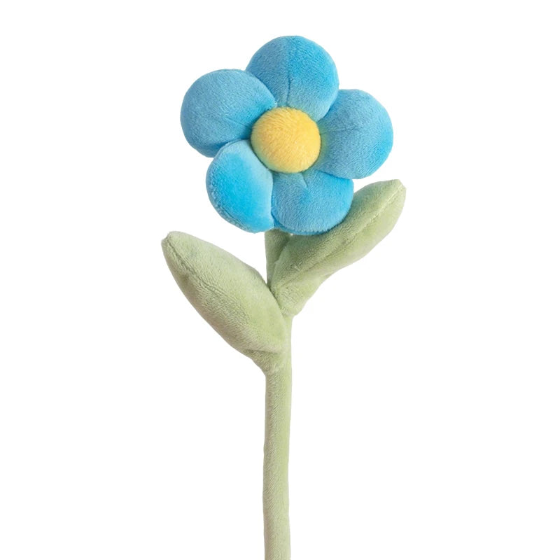 Mixed Pastel Plush Daisy and Tulip Bouquet - Image 23