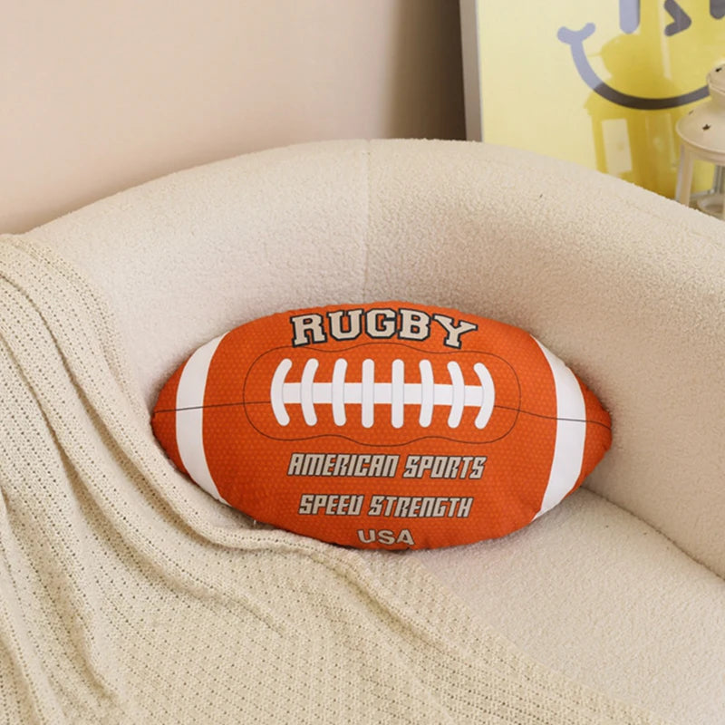Plush White Baseball Decorative Pillow - Image 14