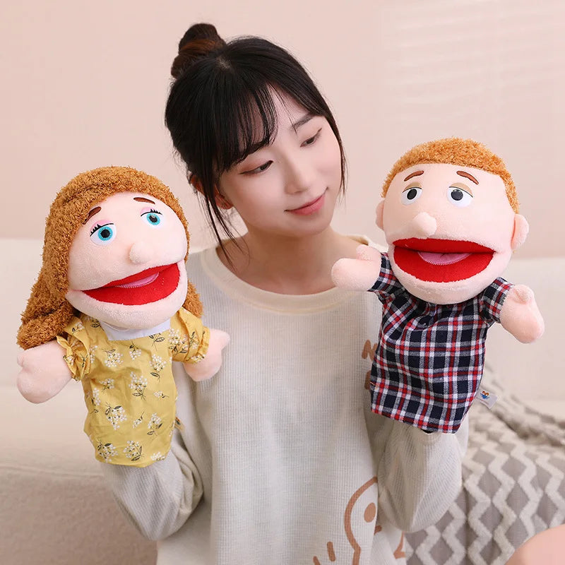 Diverse Plush Hand Puppets for Kids Storytelling - Image 2