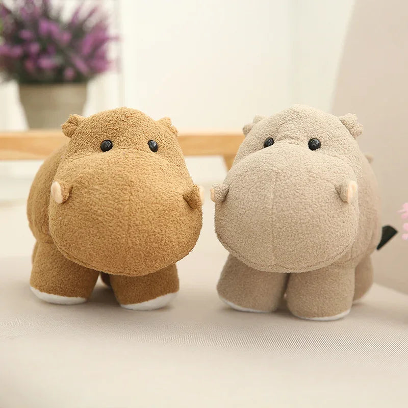 Chubby Safari Animal Plush Toy in Earth Tones - Image 3