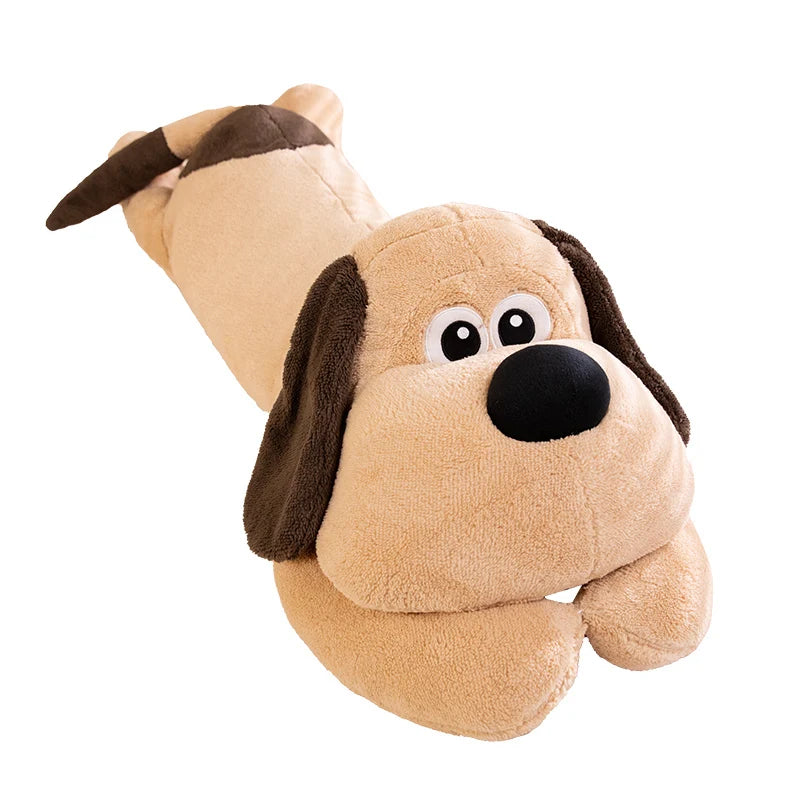 Cartoon Tan Long Plush Dog Pillow - Image 7