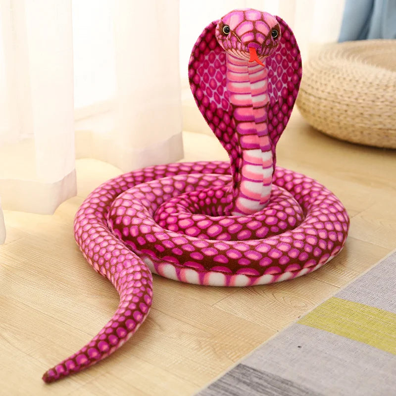 Yellow and Orange Hooded Cobra Plush Toy - Image 8