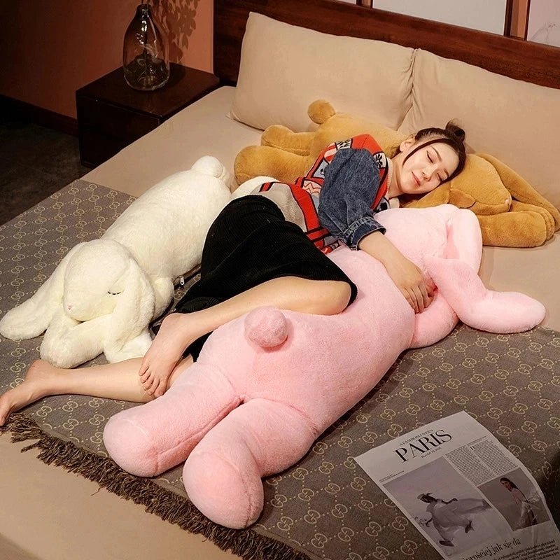 Oversized Soft Tan Floppy Ear Plush Animal - Image 5