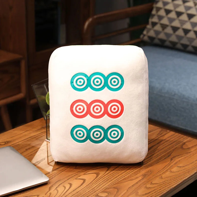 Mahjong Tile Plush Cushion with Iconic Designs - Image 6