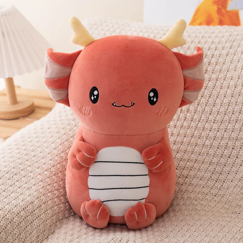 Cute Dragon Plushie with Gills and Horns - Image 5