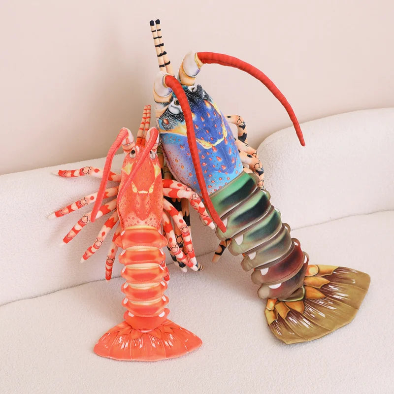 Vibrant Orange Lobster Plush Toy - Image 5