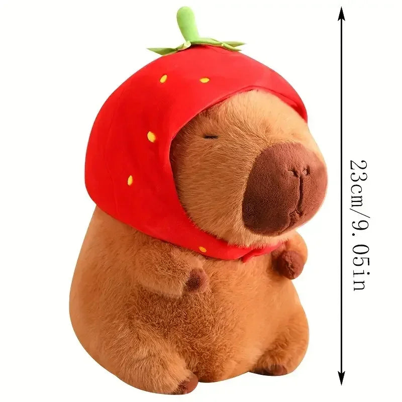 Cute Capybara Plush Family with Turtle Hat - Image 17