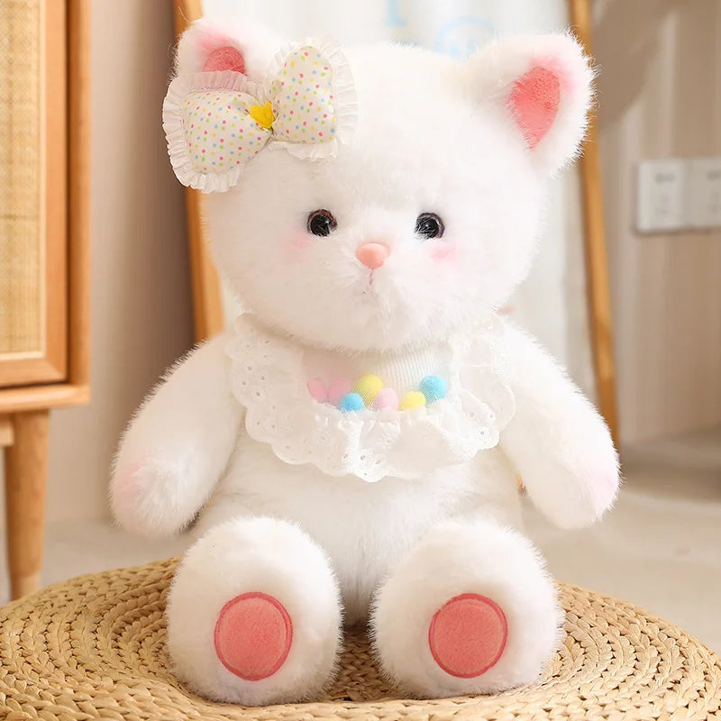 Soft Orange and White Baby Fox Plush Toy with Pacifier - Image 2