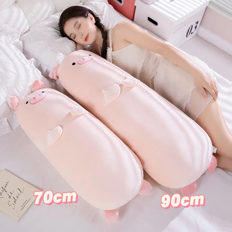Cute Pink Pig Plush Body Pillow - Image 3