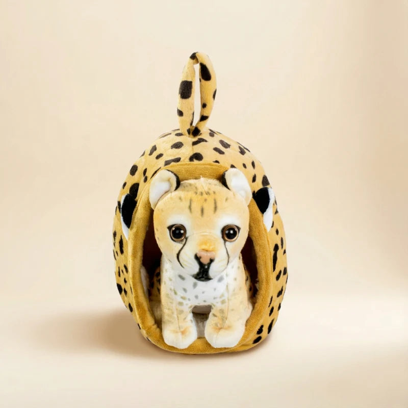 Safari Plush Animal Set with Matching Dens - Image 11