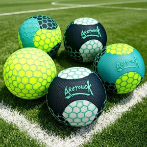 Colorful Hexagonal Pattern Mini Soccer Ball