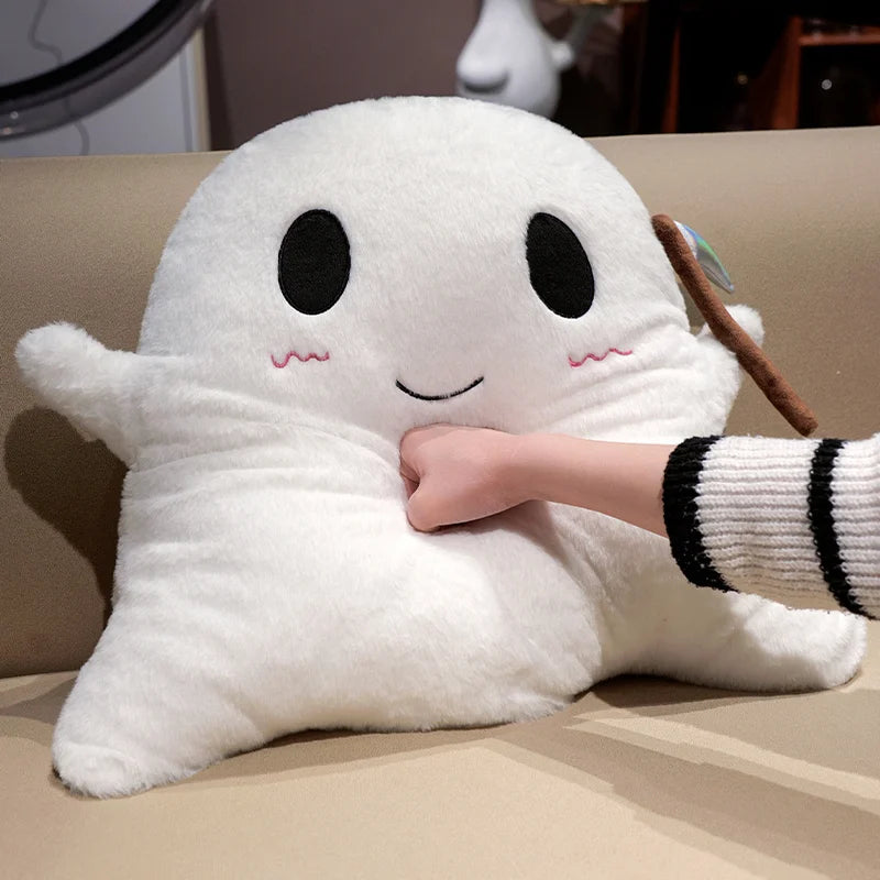 Cute Black Ghost Plush with Scythe - Image 3