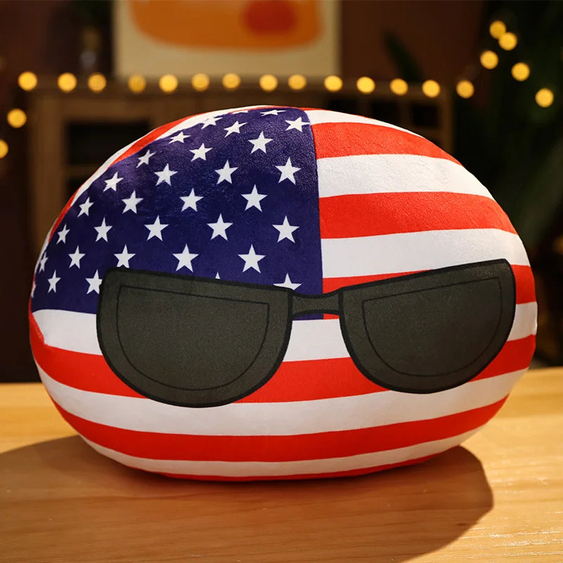 Countryball National Flag Plush Cushion - Image 8