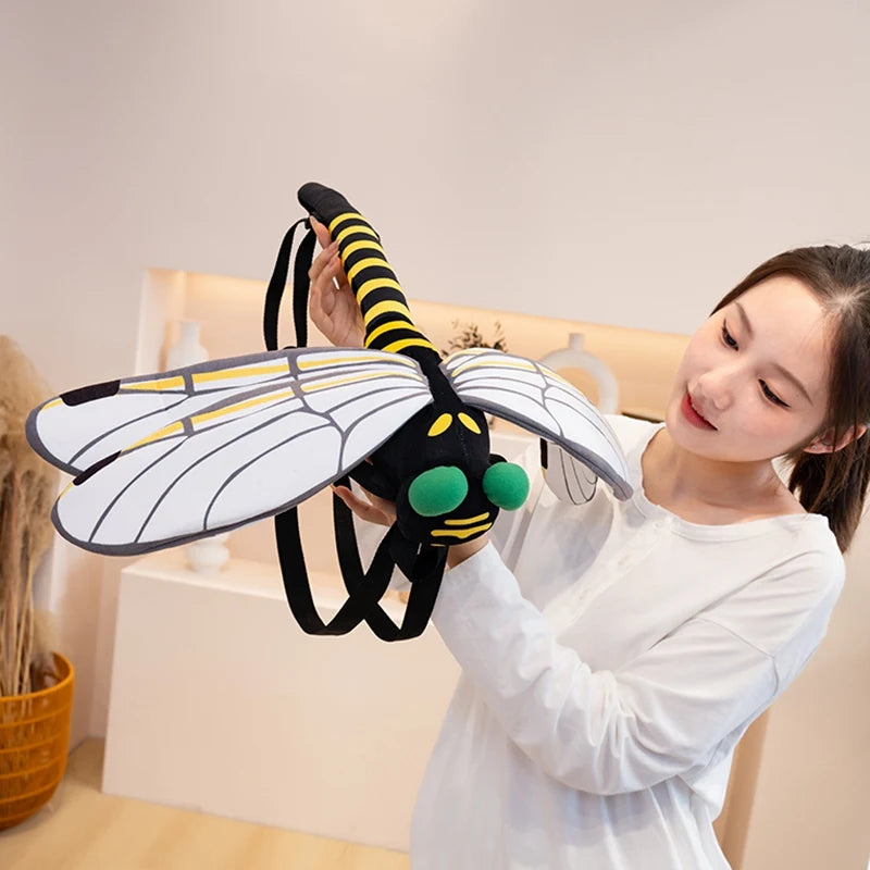 Green Praying Mantis Plush Shoulder Bag - Image 5