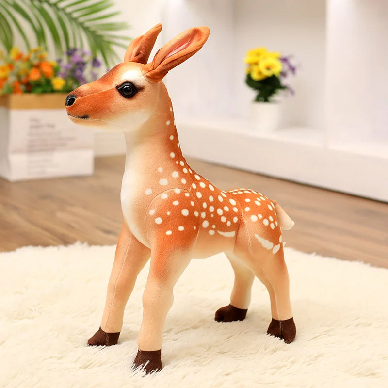 Spotted Deer Plush Toy with Antlers - Image 8