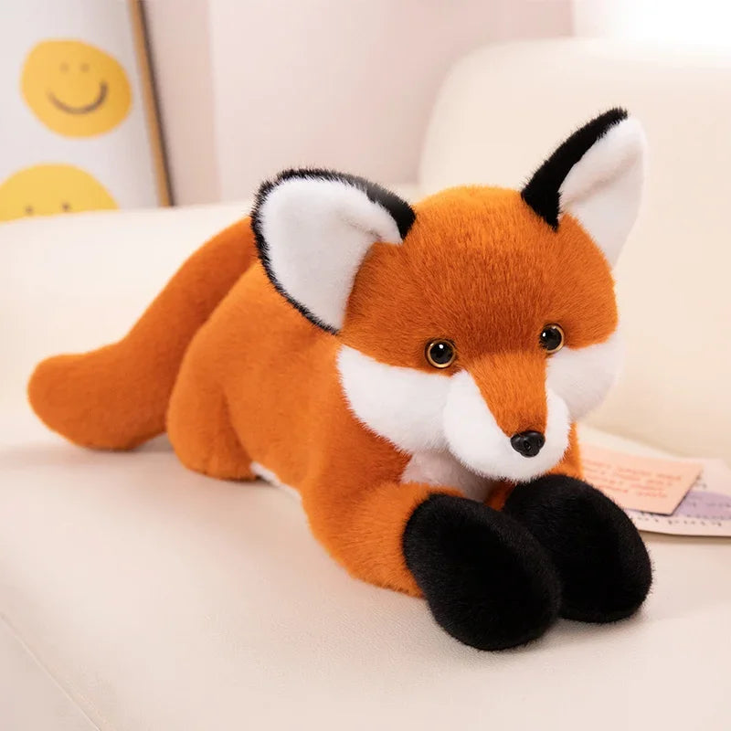 Orange Fox with White Bear on Back Plush - Image 7