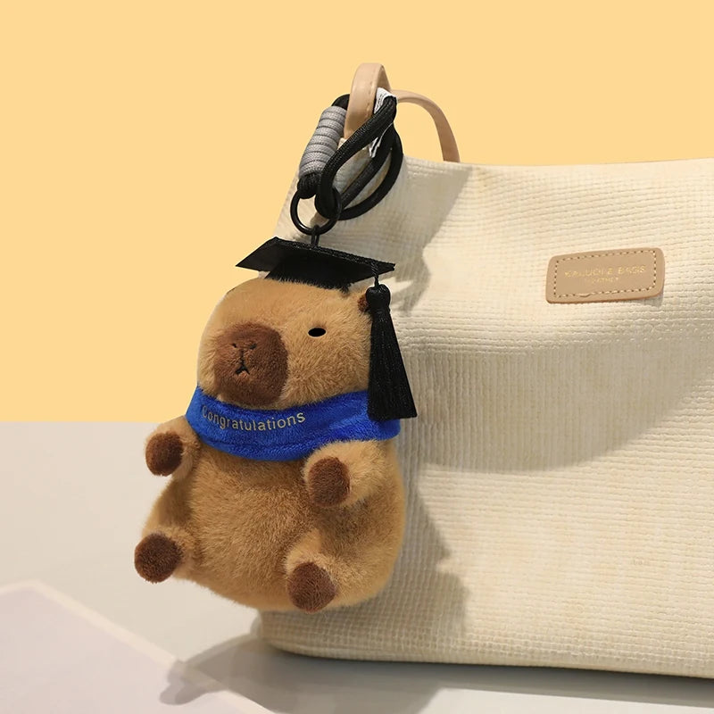 Adorable Graduation Plush Keychain with Ribbon - Image 12