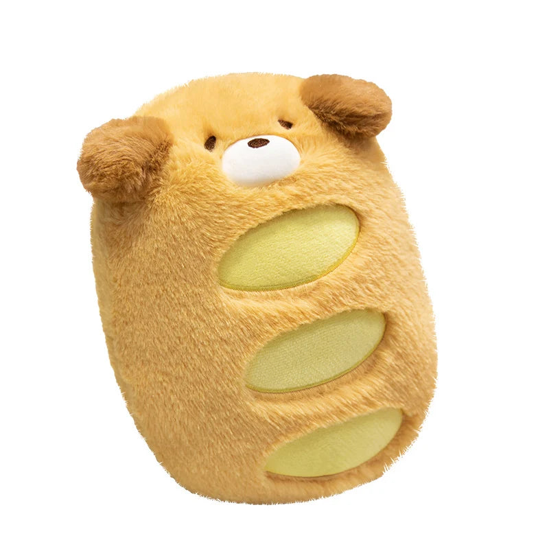 Large Squishy Golden-Brown Dog Plush Pillow - Image 7