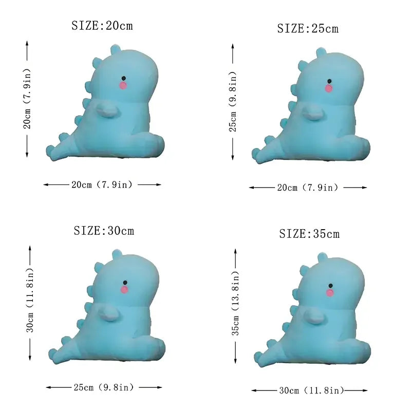 Cute Chubby Dinosaur Plush Toy - Image 6