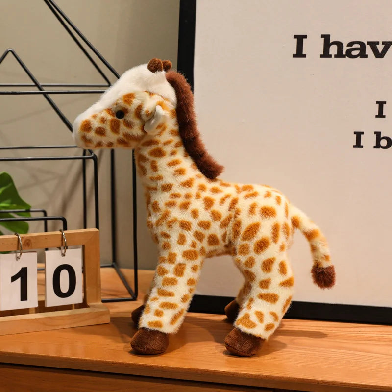 Soft Cream and Brown Spotted Giraffe Plush - Image 3