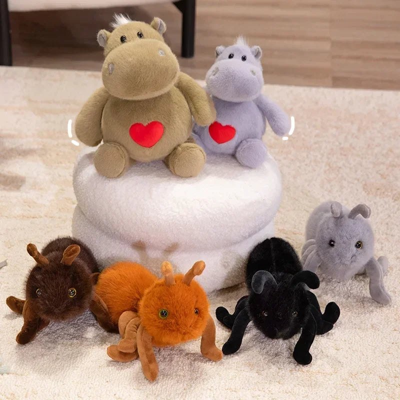 Fluffy Orange-Brown Insect Plush Toy - Image 2