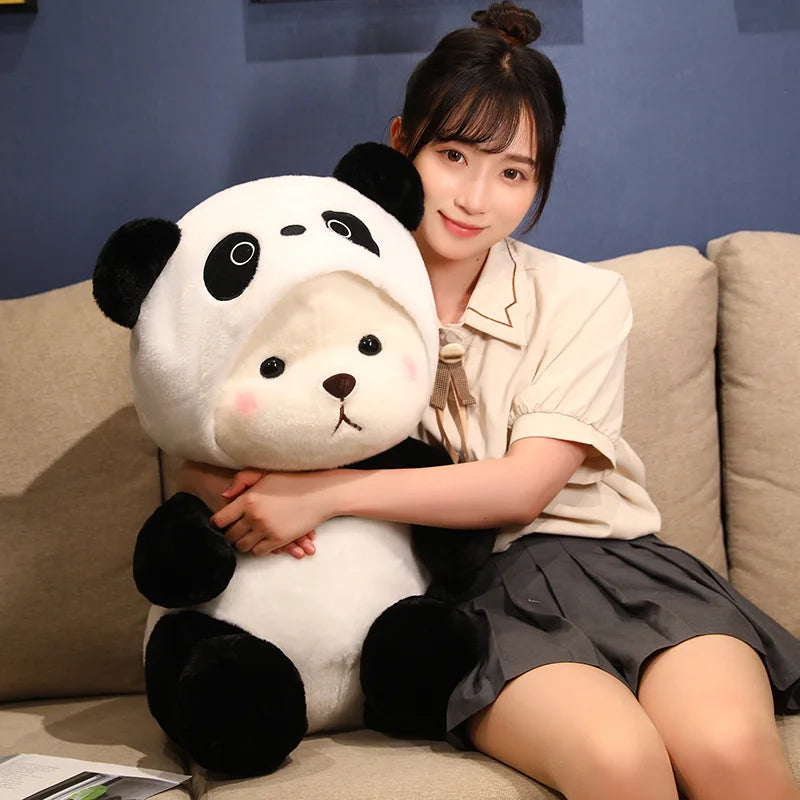 Adorable Bear Plush in Panda Hoodie - Image 6