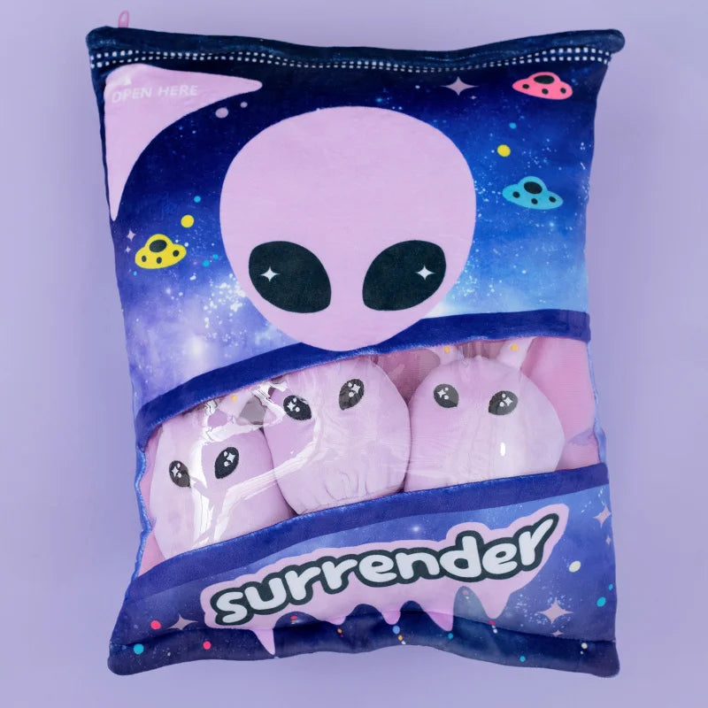 Sweet Custard Plush Pillow with Hand Warmer Pocket - Image 9