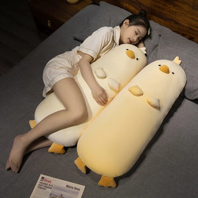 Cute Pale Yellow Chick Body Pillow - Image 3