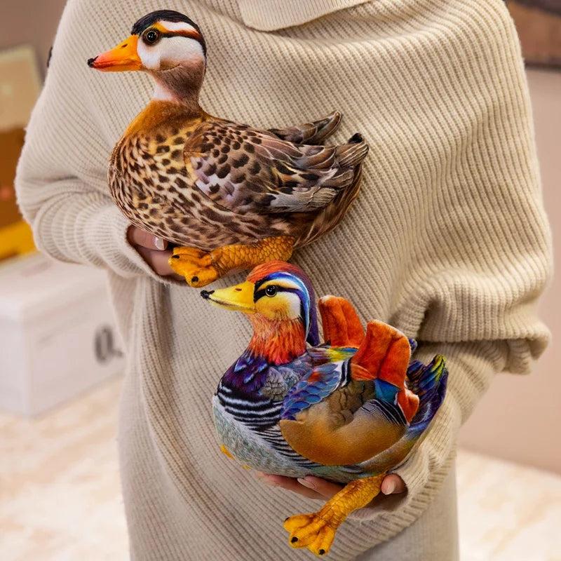 Vibrant Multi-Color Mandarin Duck Plush - Image 4