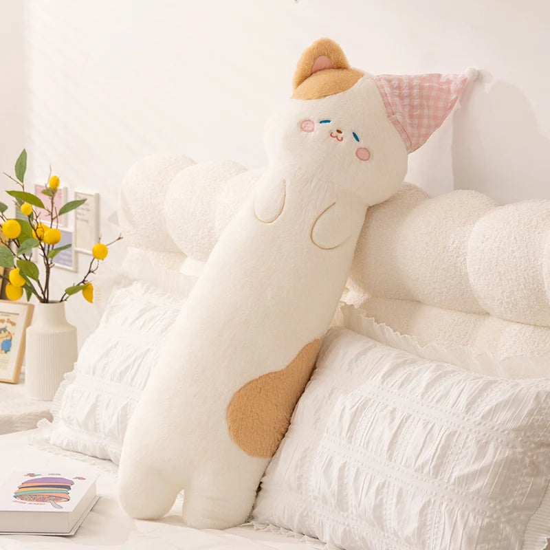 Long Plush Sleeping Animal Body Pillow with Cone - Image 8