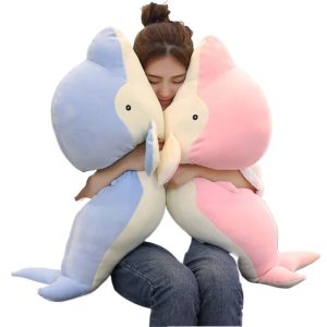 Cute Pastel Narwhal Plush Body Pillow