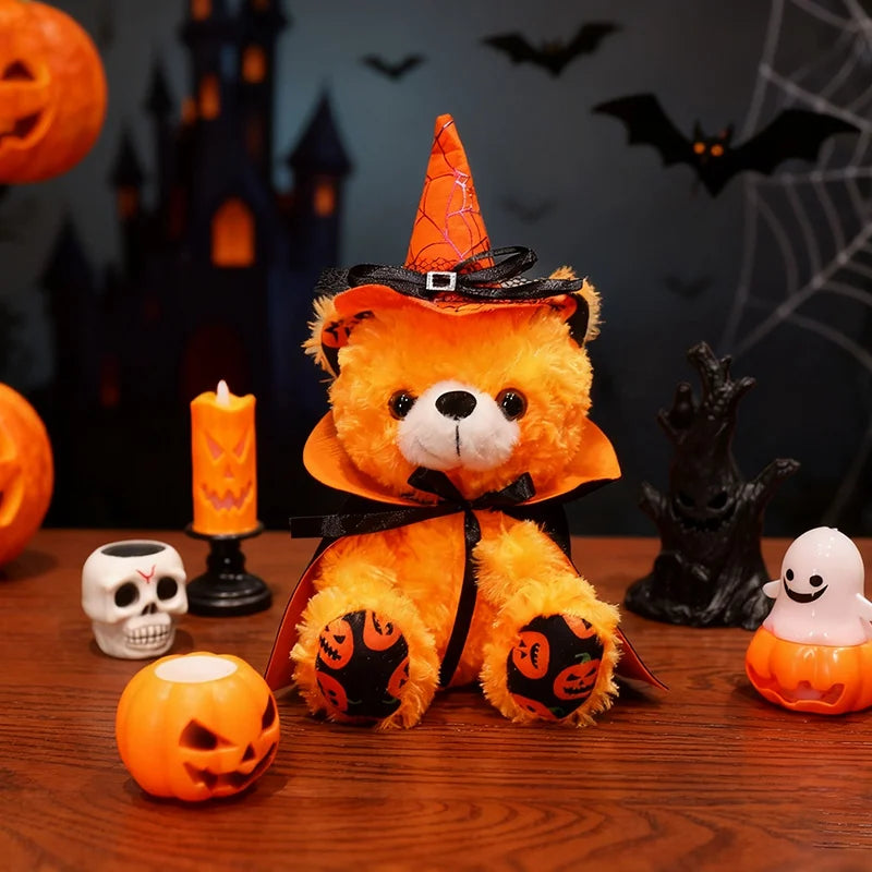 Cute Halloween Witch Plush Bear Set - Image 8
