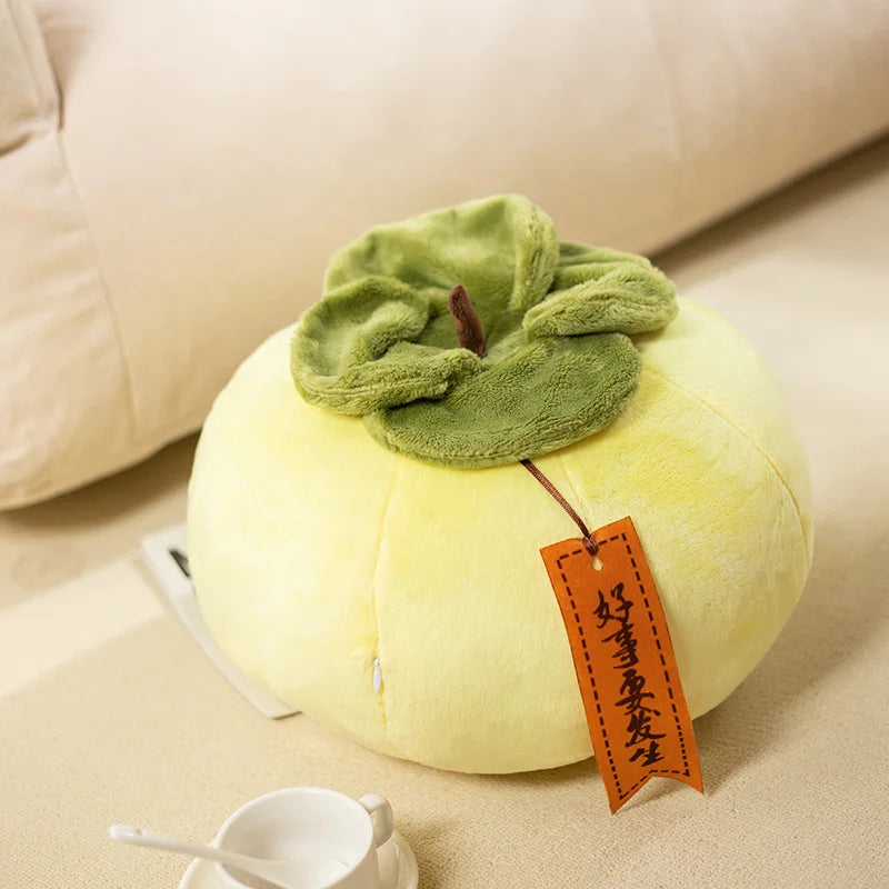 Soft Persimmon Fruit Plush Cushion - Image 6