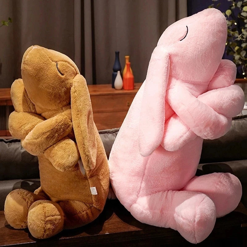 Oversized Soft Tan Floppy Ear Plush Animal - Image 2