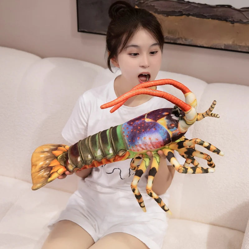 Vibrant Multi-Color Mantis Shrimp Plush Toy - Image 4