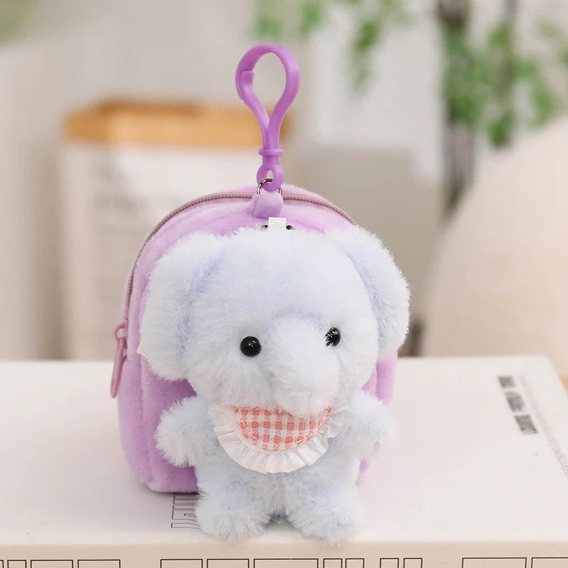 Orange Cat Plush Mini Backpack Keychain - Image 12