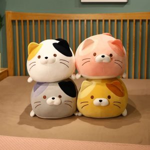 Soft Chubby Cat Plush Pillow Toy