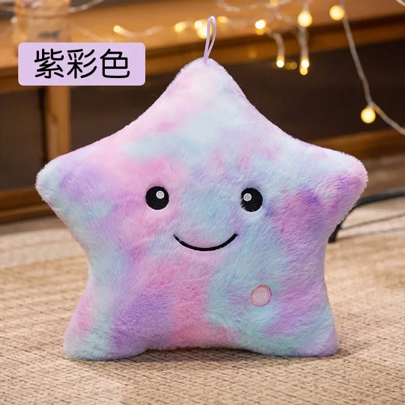 Smiling Light Up Star Plush Pillow - Image 9