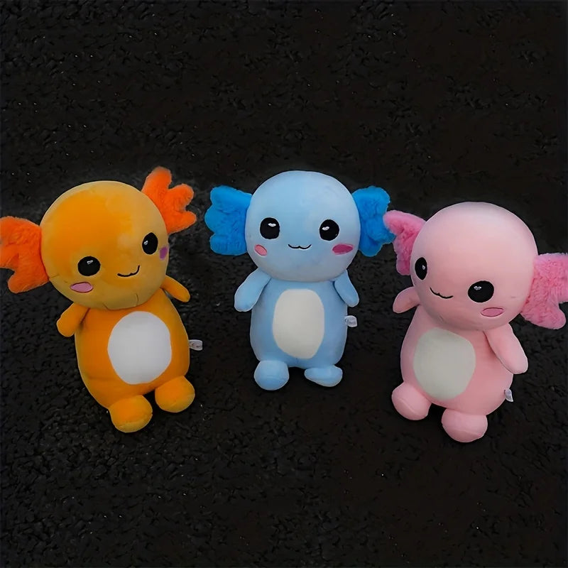 Cute Axolotl Plush Toy with Fluffy Frills - Image 3