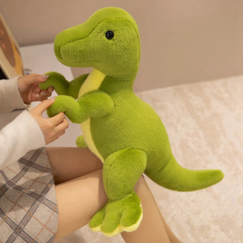 Cute Lime Green Plush Dinosaur Assortment - Image 3