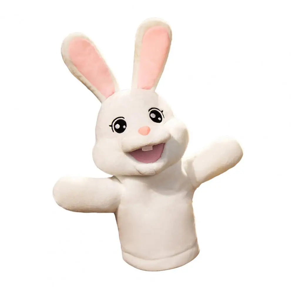Cute Plush Bunny Hand Puppet Set with Carrot - Image 6