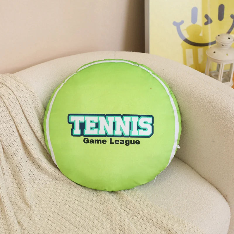 Plush White Baseball Decorative Pillow - Image 10