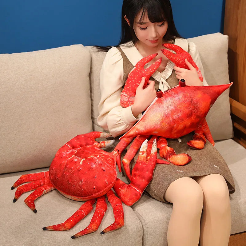 Realistic Red Crab Plush Toy, Two Distinct Shapes - Image 5