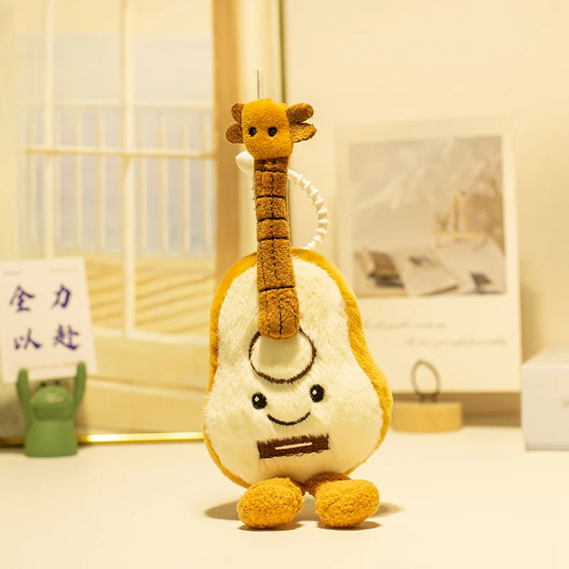 Adorable Plush Instrument & Fruit Keychain - Image 13