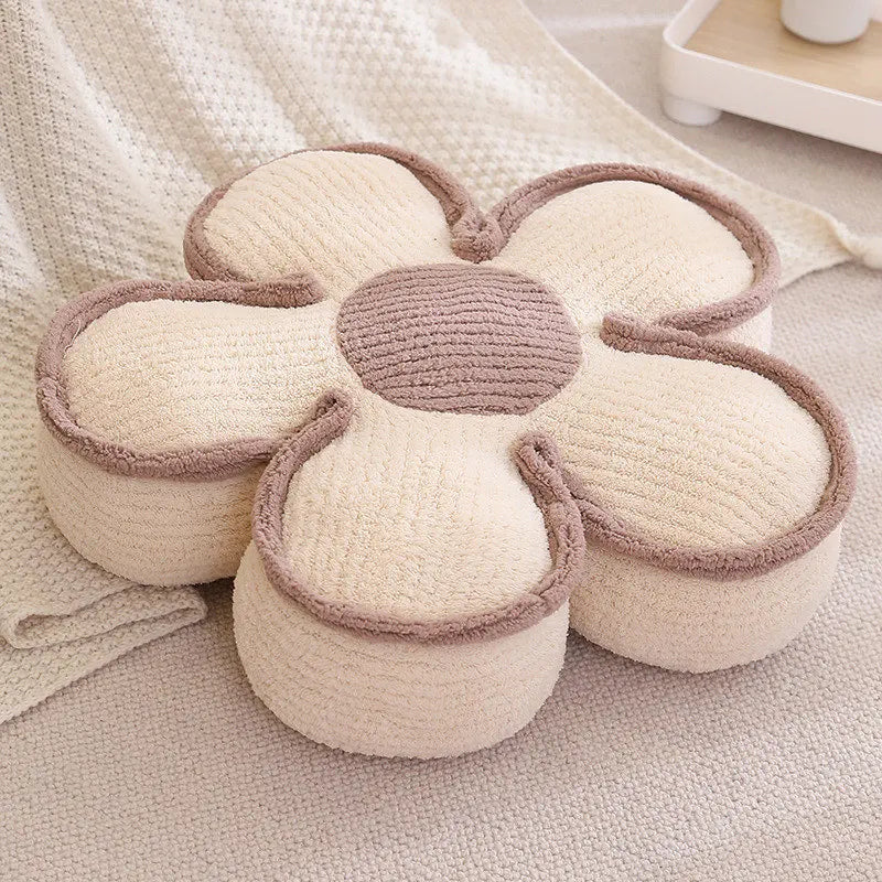 Cozy Knitted Flower Floor Cushion - Image 8