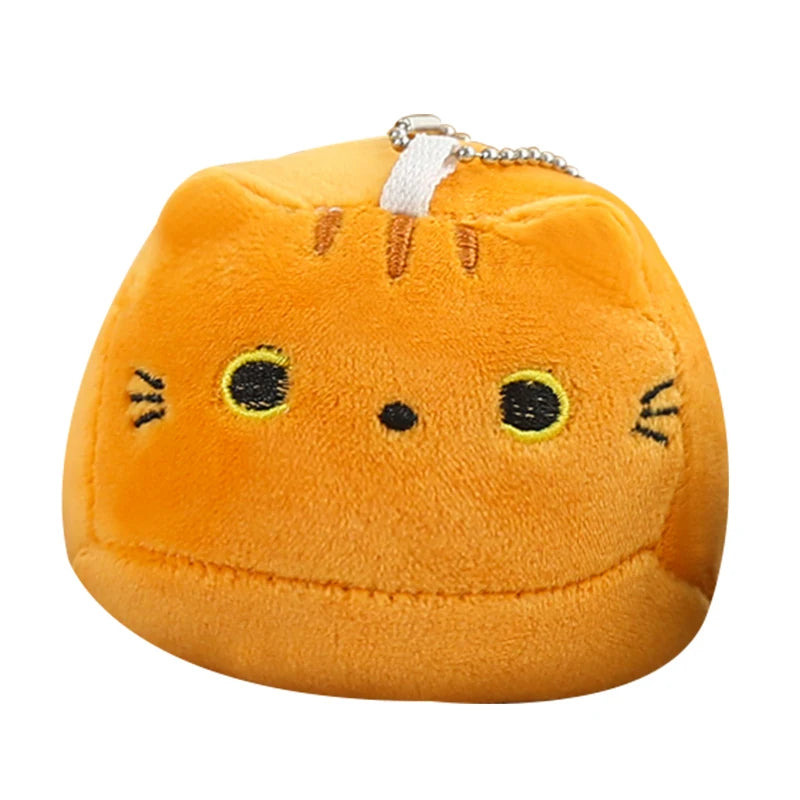 Kawaii Chubby Cat Plushie & Keychain Set - Image 8