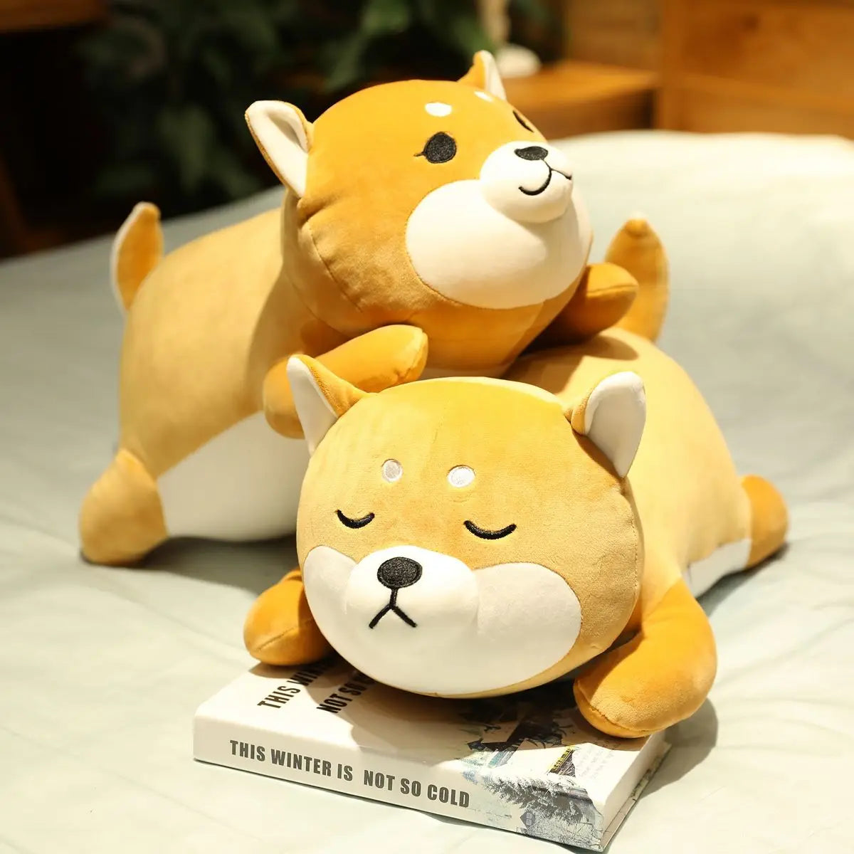 Cute Shiba Inu Dog Plush Body Pillow - Image 4