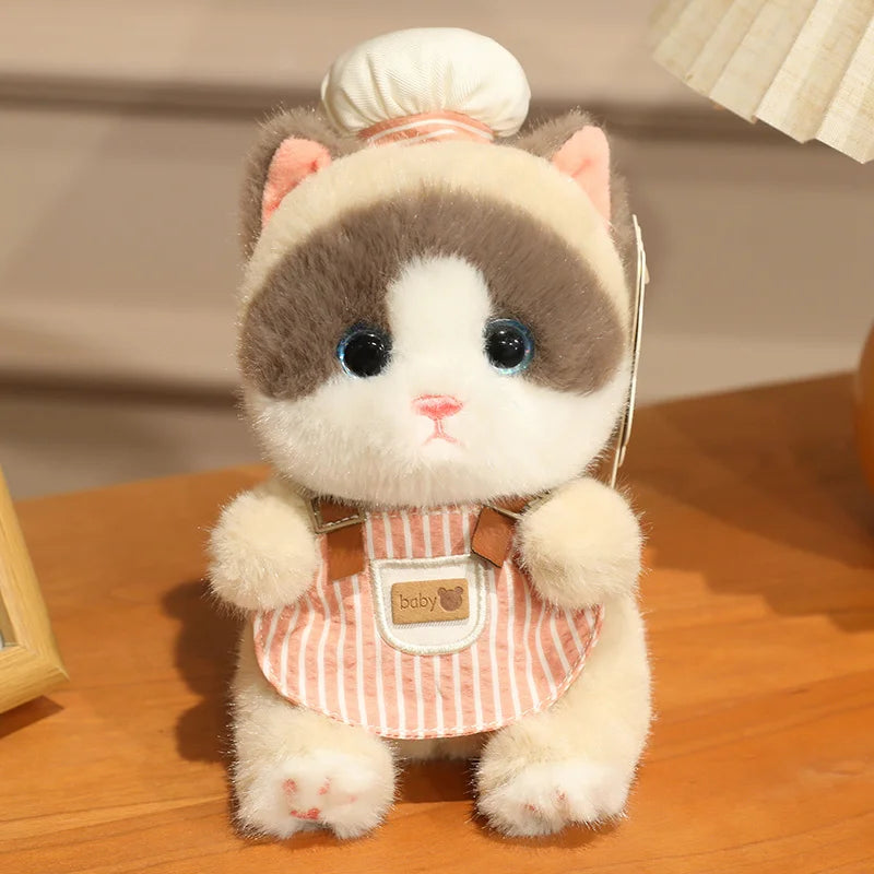 Adorable Cat Plush Toys with Glitter Heart Collar - Image 19