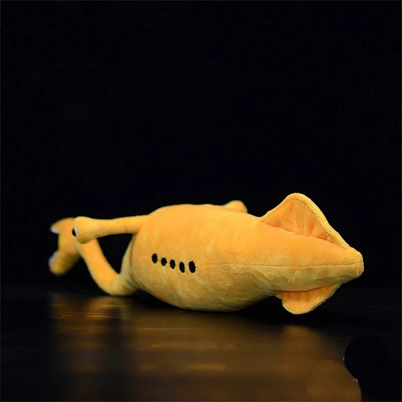 Yellow Sandworm Plush Toy with Open Mouth - Image 5
