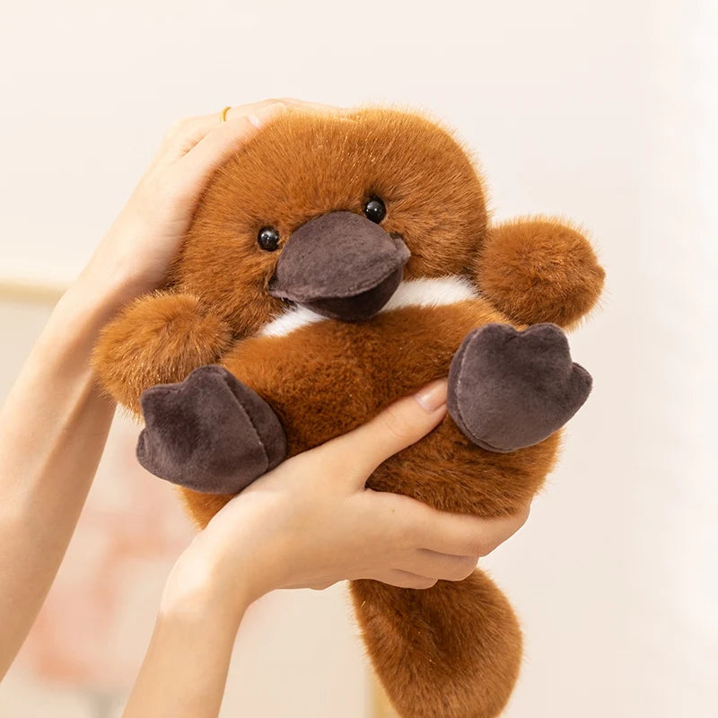 Adorable Brown Platypus Soft Plush or Keychain - Image 4